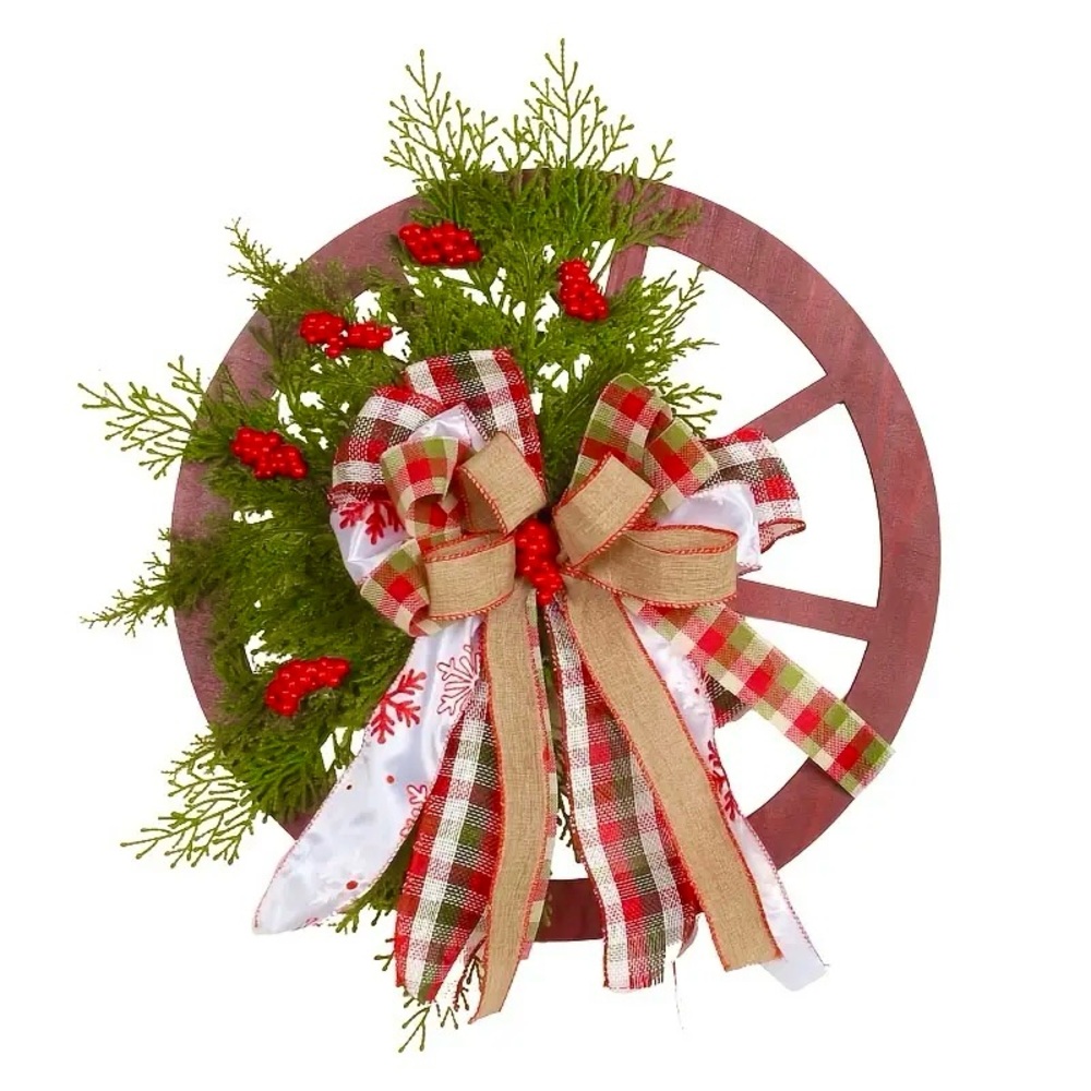 🍃 FARMHOUSE BOW WREATH 🍃